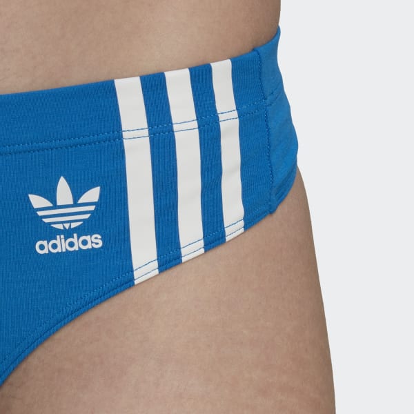 adidas Adicolor Comfort Flex Cotton Thong Underwear - Blue, Women's  Lifestyle