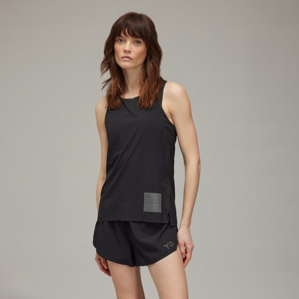 สีดำ เสื้อกล้ามสำหรับวิ่ง Y-3