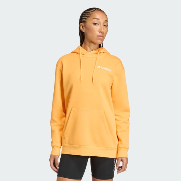 Naranjo Polerón con Capucha Terrex Multi Logo Pequeño