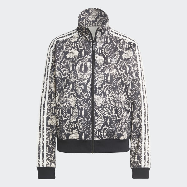 adidas Python Allover Print Track Jacket - Black | Women's Lifestyle ...