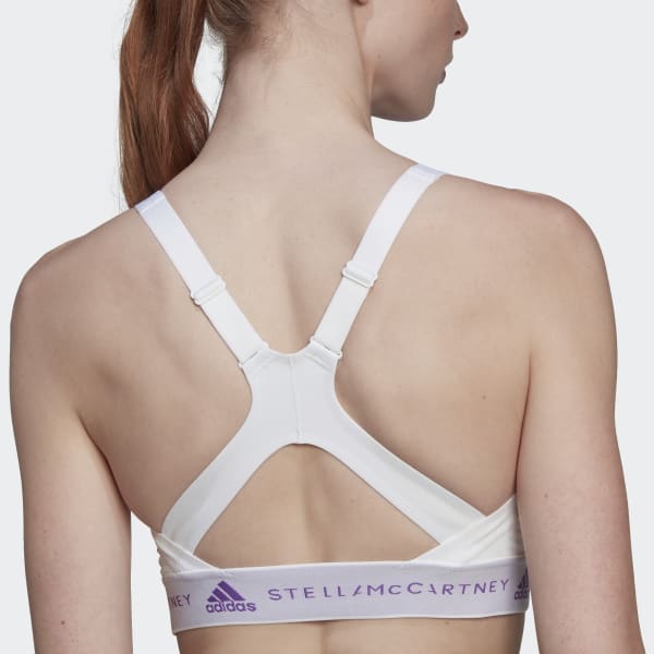 White ADIDAS BY STELLA MCCARTNEY TRUEPURPOSE MEDIUM SUPPORT BRA DL559
