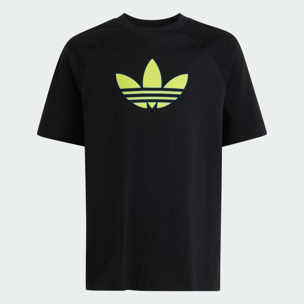 Black GRAPHIC TREFOIL LOOSE TEE