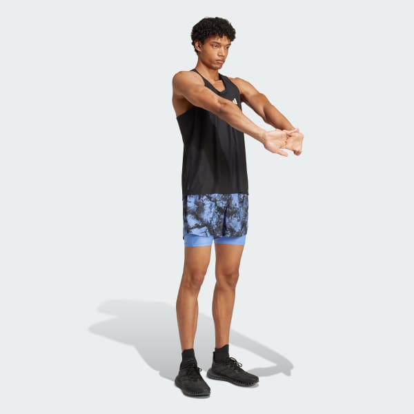 Blue Own The Run Spray Dye 2-In-1 Short