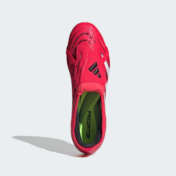 Rot Predator Pro Fold-Over Tongue FG/MG Fußballschuh