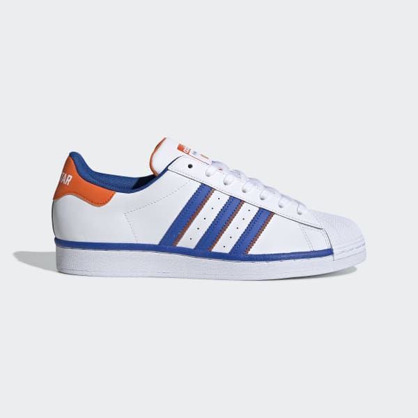 Superstar Starting Five Schuh In Weiss Blau Und Orange Adidas Deutschland