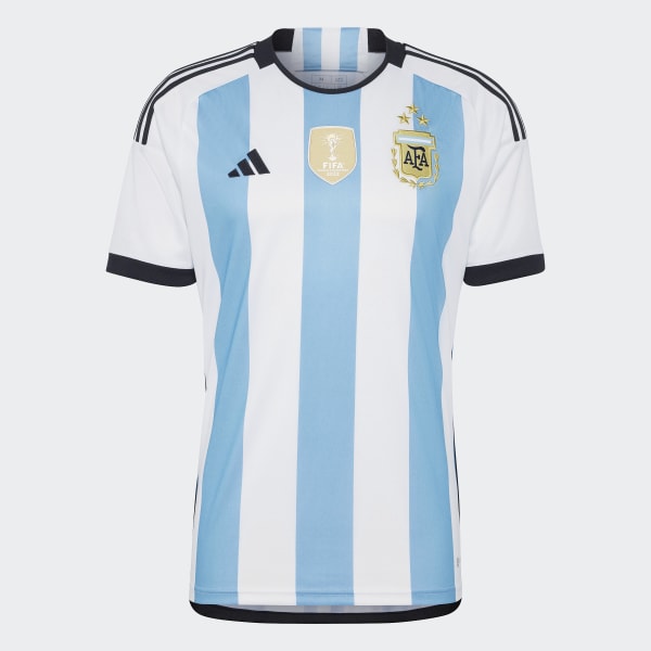 Blanco Camiseta Local Argentina Campeón 2022