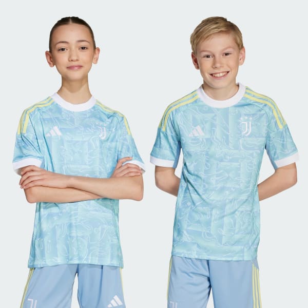 Blau Juventus 25/26 Auswärts-Jersey Kinder