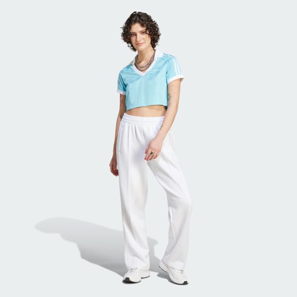 Blue Football Crop Top