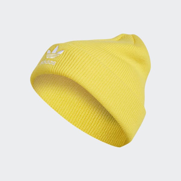 adidas Trefoil Beanie - Yellow | adidas US
