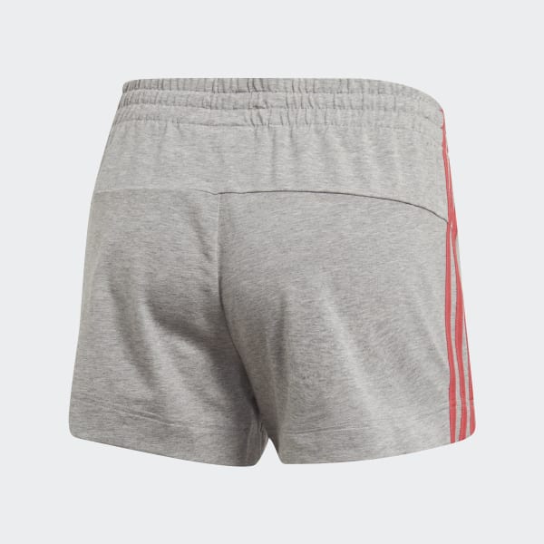 Grey Essentials 3-Stripes Shorts