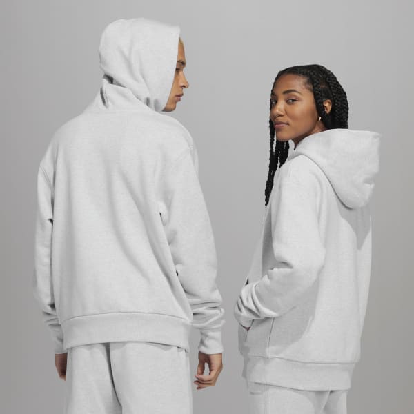 Grey Pharrell Williams Basics Hoodie (Gender Neutral) ZF401