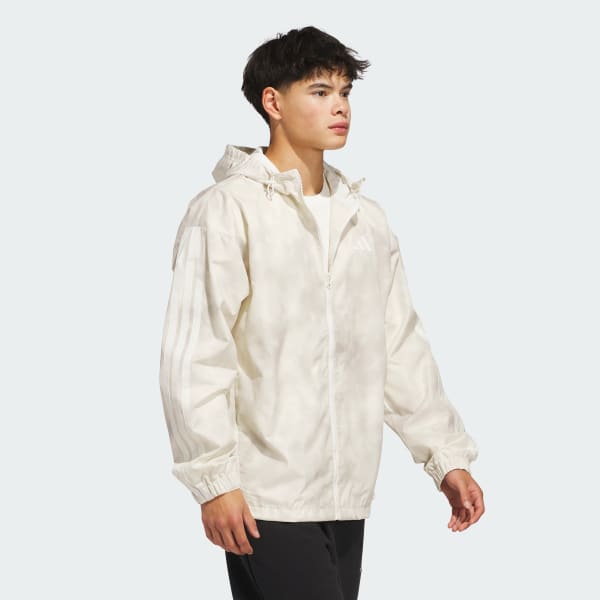 bílá M ESS WOVEN JKT