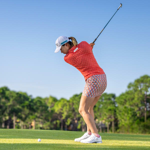 Red HEAT.RDY Jacquard Short Sleeve Polo Shirt