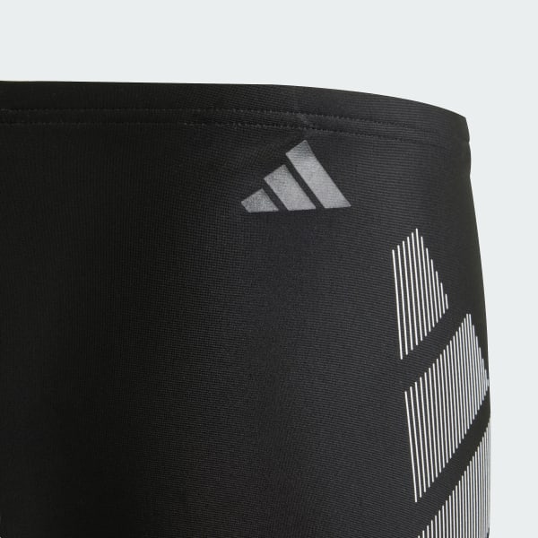 Black Big Bars Swim Boxers Kids