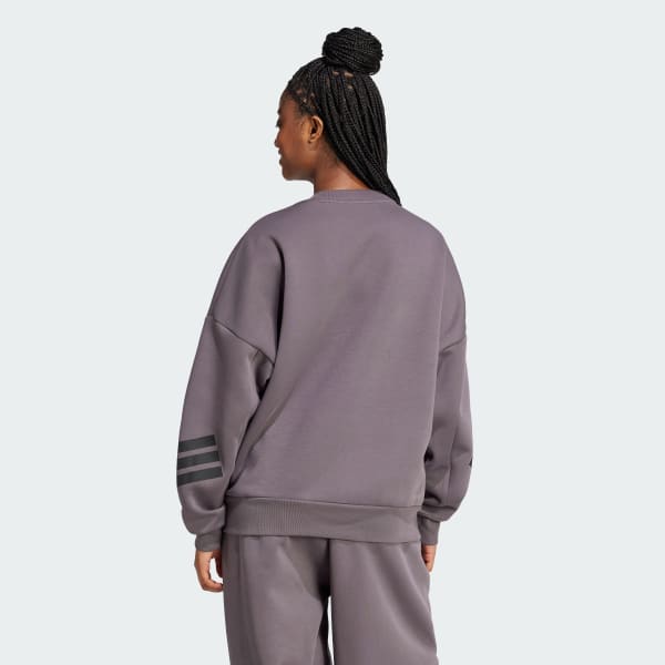 Grey Future Icons 3-Stripes Sweatshirt
