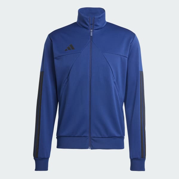 Azul Chaqueta Tiro Wordmark