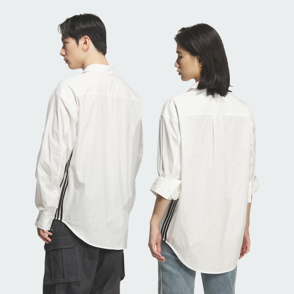 White DLXC U 롱 슬리브 셔츠