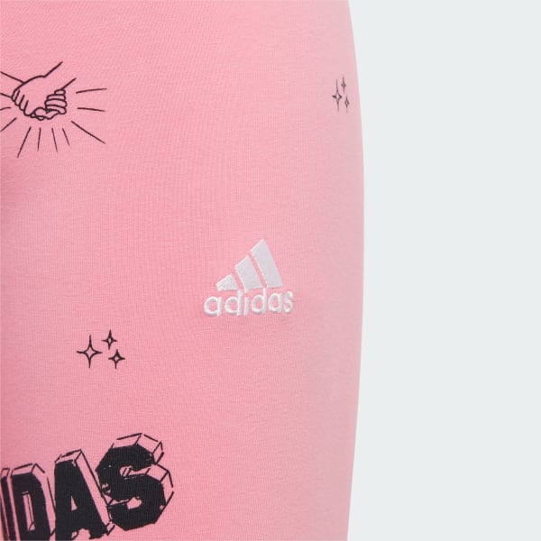 Rosa Licras Estampadas Brand Love Niños