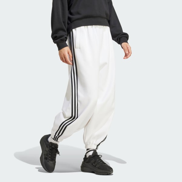 White Future Icons 3-Stripes Parachute Pants