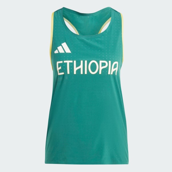 Camiseta sin mangas Team Ethiopia Running Verde adidas adidas Espana
