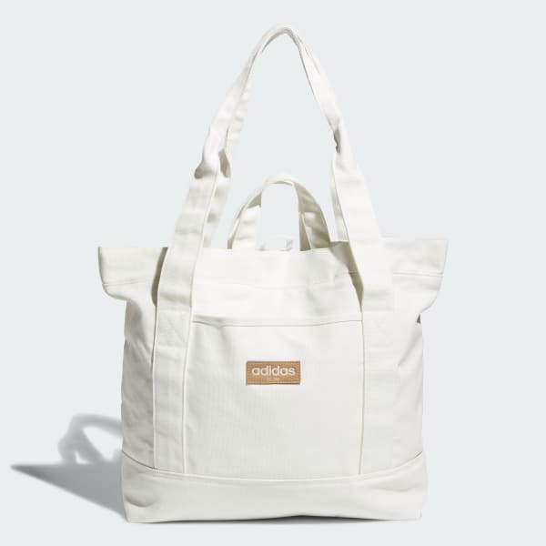 adidas Canvas Court Tote Bag - White | Free Shipping with adiClub