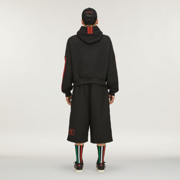 Noir Sweat-shirt à capuche en maille épaisse Chavarria
