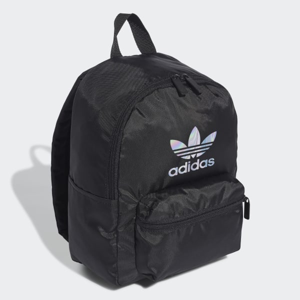 adidas originals backpack with small logo in black