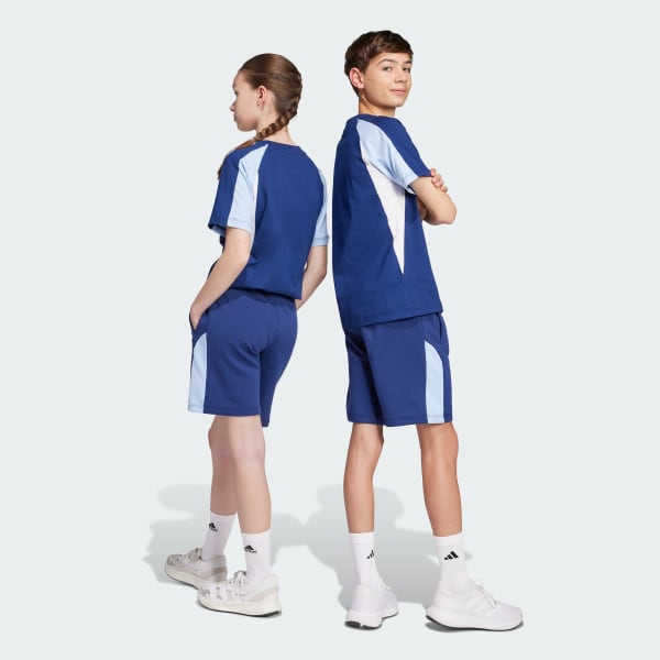 Bleu Short colorblock Seasonal Essentials Enfants