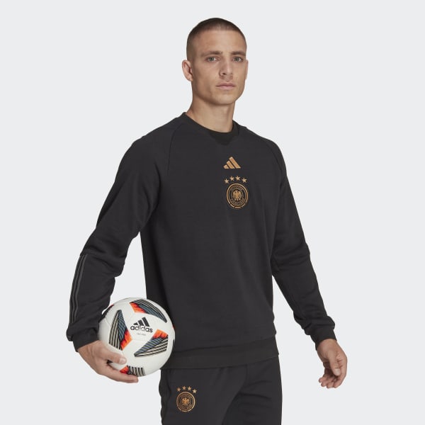 Zwart Duitsland Tiro 23 Katoenen Sweatshirt SE152