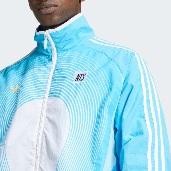 adidas x NTS Radio Allover Print SST Track Top - Blue | Free