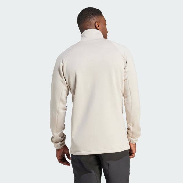 Beige TERREX XPERIOR MEDIUM FULL ZIP FLEECEJACKE