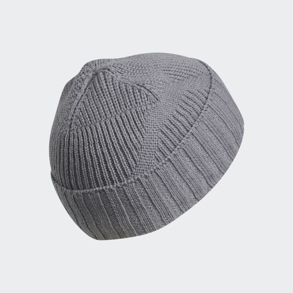 Grey Pine Knot Fold Beanie