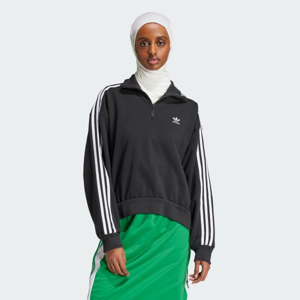 Adidas originals 1/2 zip hoodie new arrivals