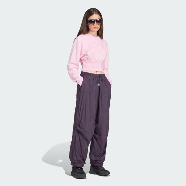 Violet Pantalon parachute nylon Premium Essentials