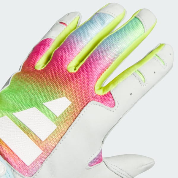 Rainbow batting gloves shop