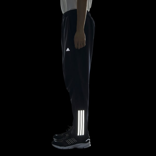 ブルー マストハブ スモールロゴ レギュラーフィット ボンデッドフリース フルレングスパンツ