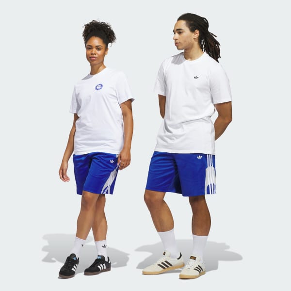 Blue Skateboarding Classics Football Short