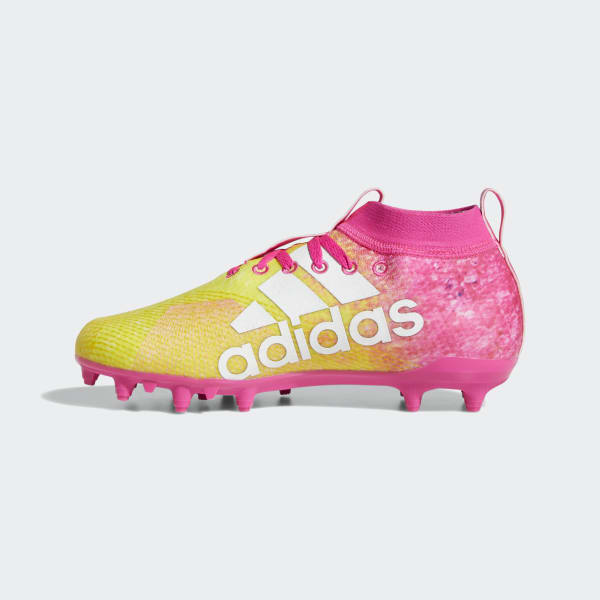 pink adidas cleats football