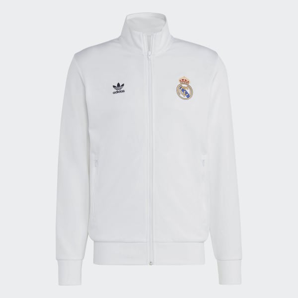Wit Real Madrid Essentials Trefoil Trainingsjack