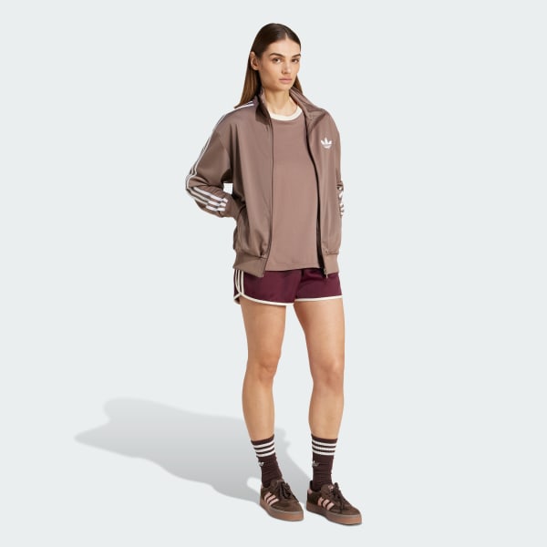 Burgundy Adicolor 3-Stripes Sprinter Shorts