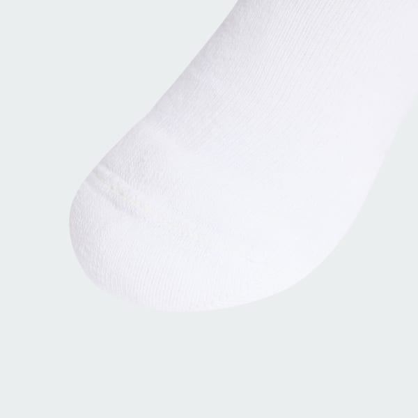 Blanco CALCETINES A MEDIA PANTORRILLA LINEAR PARA NIÑOS, 3 PARES POR PAQUETE