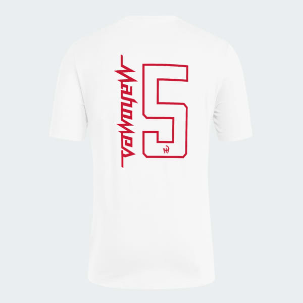 White Mahomes Name & Number Graphic Tee