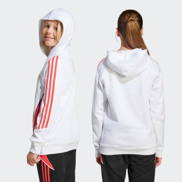 White Messi Hoodie Kids