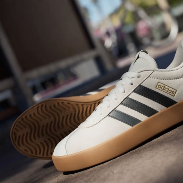 10▢ヴェルヴェット・アンダーグラウンド ホワイト IY0515-3 adidas Buty VL Court 3.0 - Bialy | adidas Poland