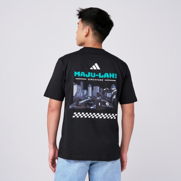 adidas MAJU-LAH MOTORSPORTS CITYSCAPE TEE - Black | adidas Singapore