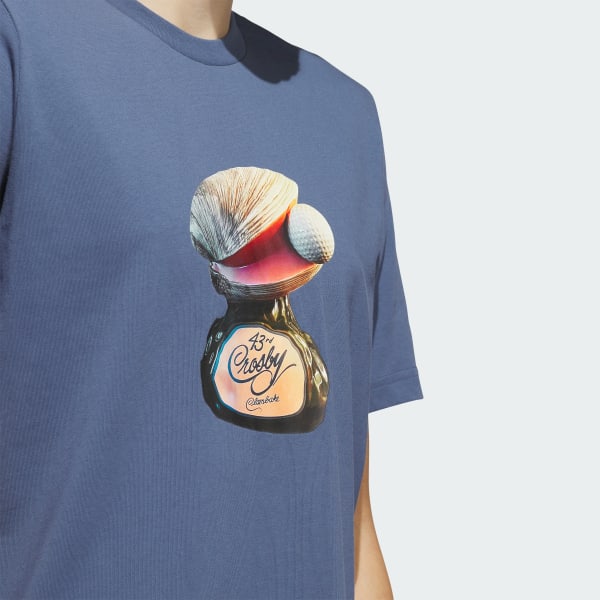 【MALBON】[MALBONXADIDAS] Graphic Short-sleeved T-shirt adidas x Malbon Graphic T-Shirt - Blue | Free Shipping with