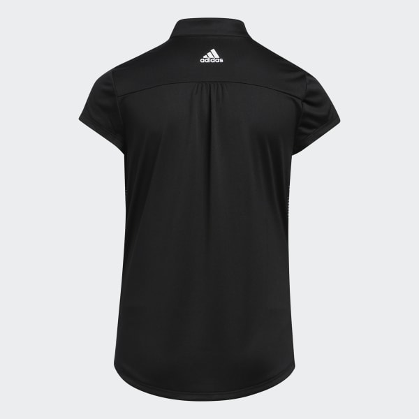 Black HEAT.RDY Golf Mock Polo Shirt