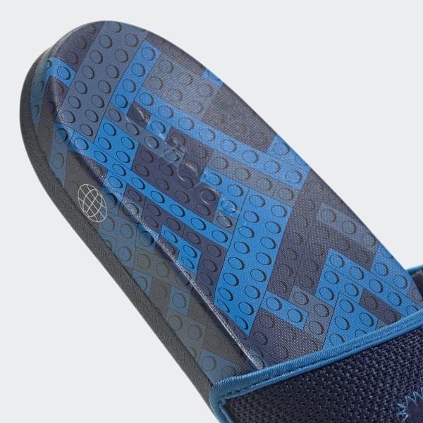 Blue adidas Adilette Comfort x LEGO® Slides LVD64