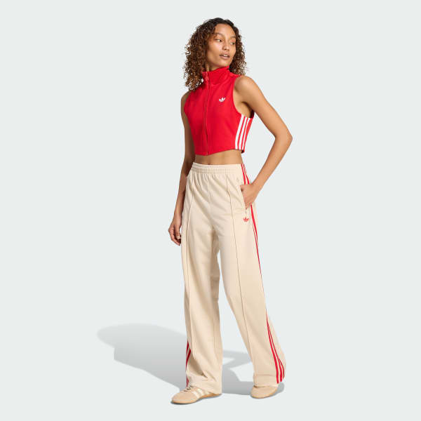 Beige Firebird Loose Track Tracksuit Bottoms