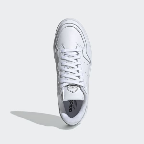 White Supercourt Shoes EBH79